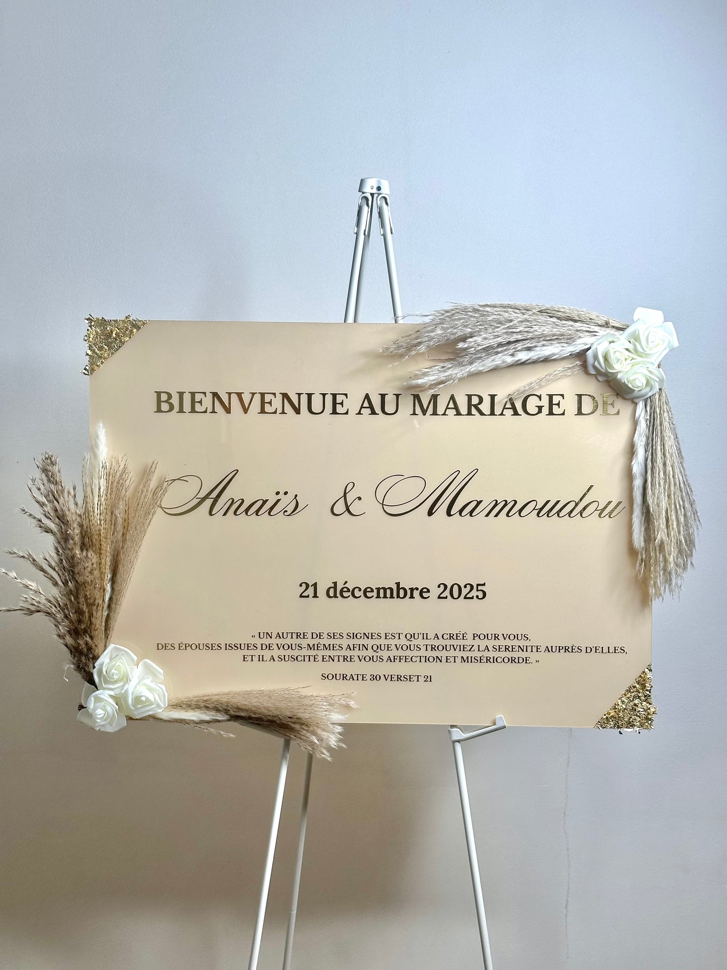 Panneau de mariage Bohème