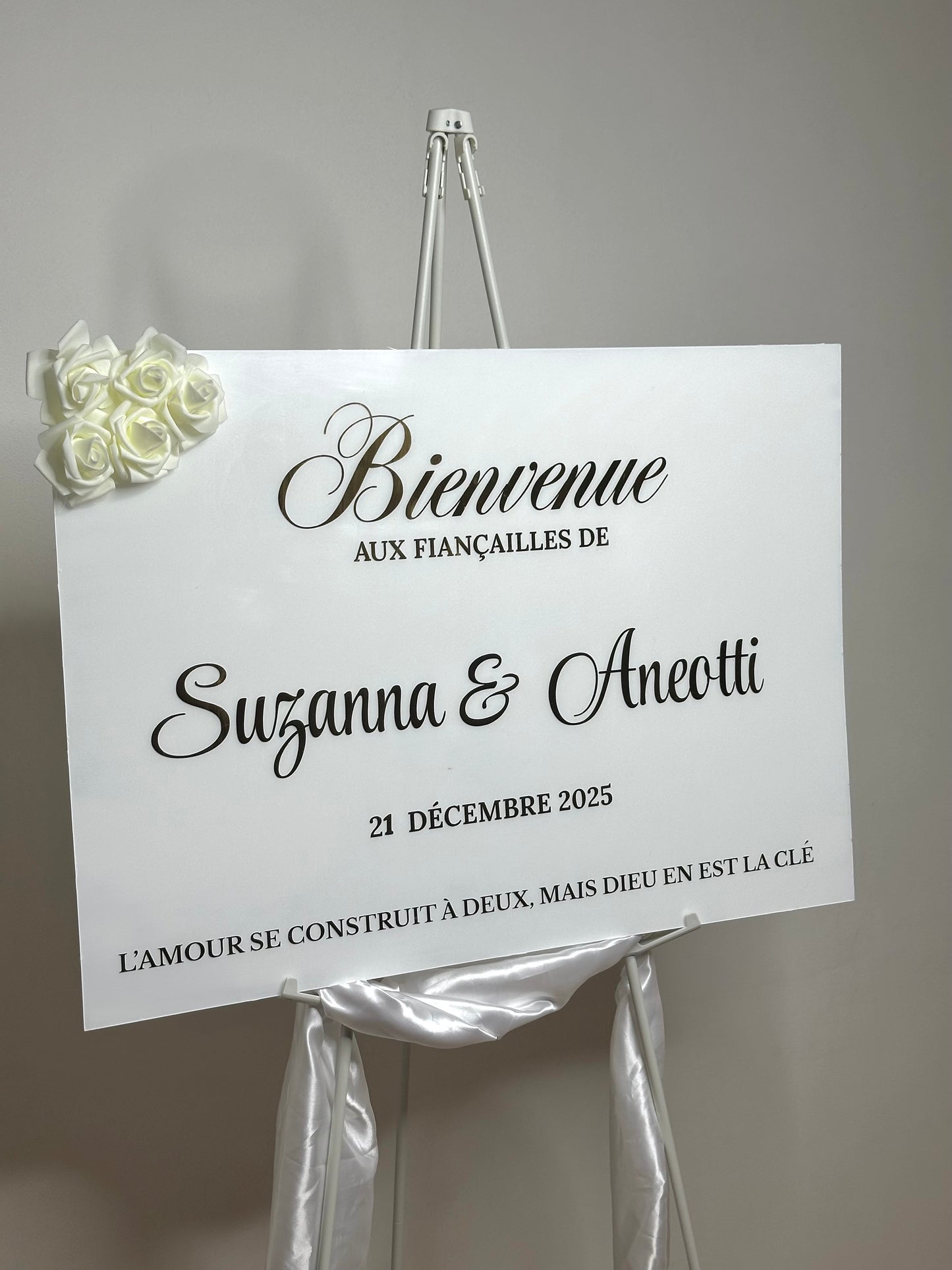 Panneau de mariage Royal