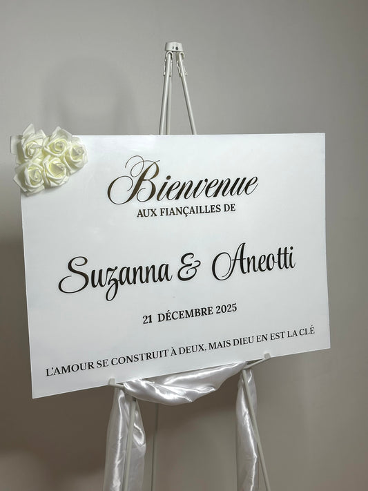 Panneau de mariage Royal